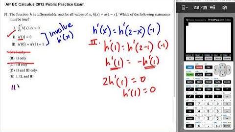 AP BC Calculus 2012 Multiple-Choice 92