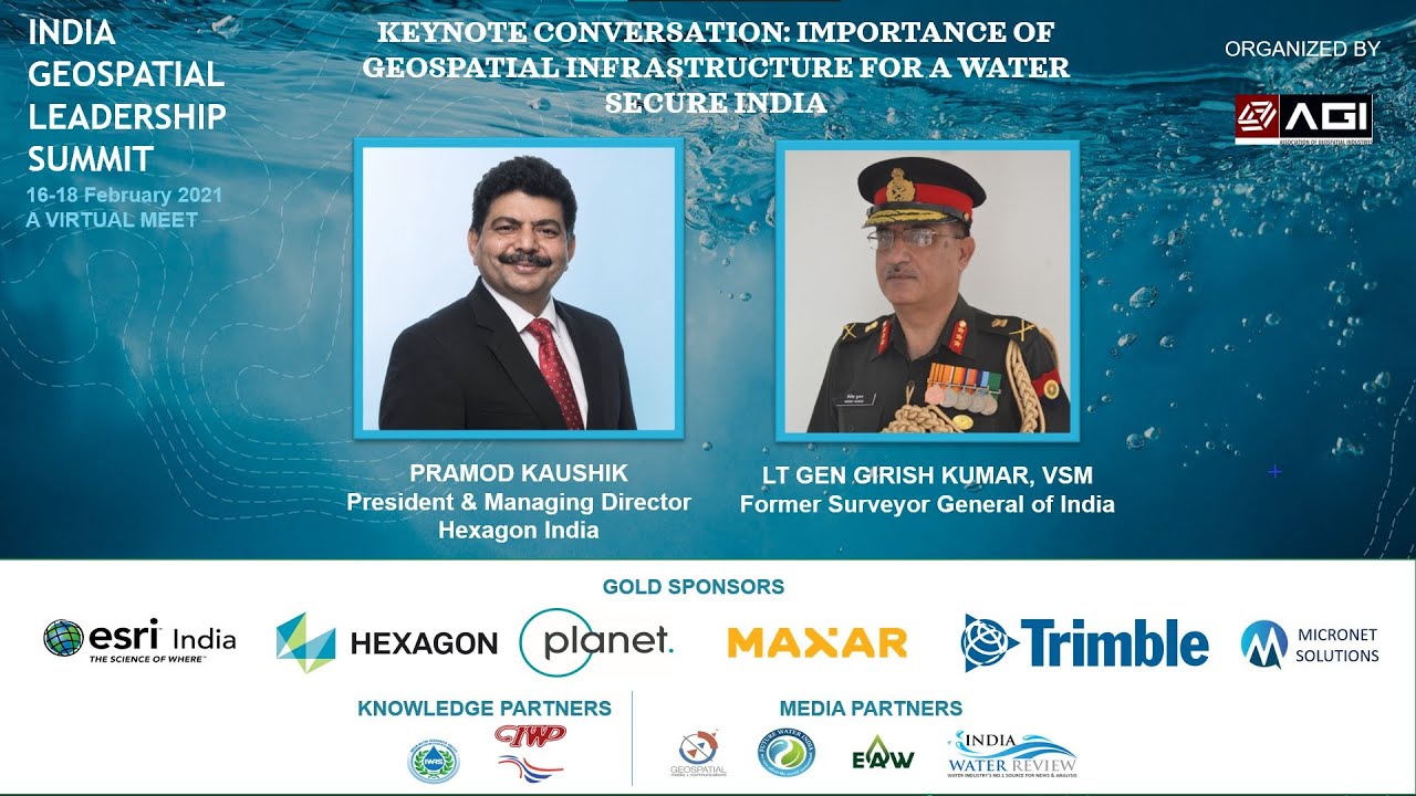 Importance of Geospatial Infrastructure for A Water Secure India