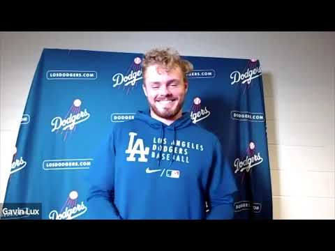 Dodgers pregame: Gavin Lux talks adjustment to left field, learning from Albert Pujols