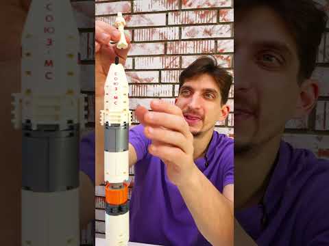 Развивающие игрушки.✈️🍓 Конструктор Роскосмос Ракета-носитель Союз 2.1 доставляет провиант в космос!