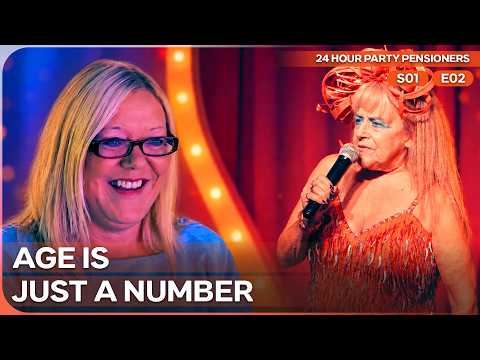 Granny's Unbelievable Rap Show on Stage | 24 Hour Party Pensioners