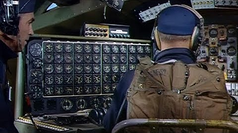 B-36 Peacemaker Equipment Seen In Strategic Air Command Film Explained FLIGHT ENGINEER MAIN PANEL