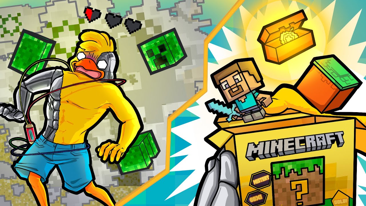 CADA VEZ que MUERO, ABRO una CAJA MISTERIOSA de MINECRAFT