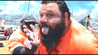 Giant Robert Oberst Battles With 800-Lbs Frame