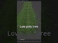 I made a Low poly tree in blender #modelling #blendergameengine #3dart #blender #3dgamedevelopment