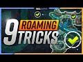 9 Tricks to INSTANTLY ROAM Like a Challenger! - League of Legends