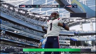 Madden21 Franchise Mode Patriots vs Chargers Will Cam Newton Be Unstoppable Again