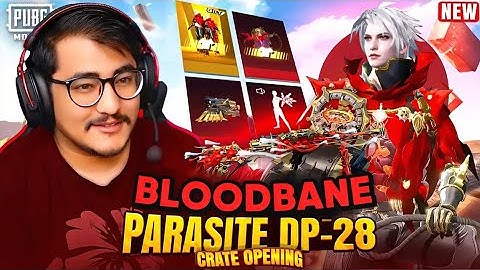 New Ultimate Crate Opening! | Bloodbane Parasite DP-28 Spin | PUBG MOBILE