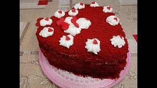 ВКУСНЕЙШИЙ ТОРТ В ВИДЕ СЕРДЦА! Ко дню всех влюблённых!/ Delicious cake in the form of a heart!