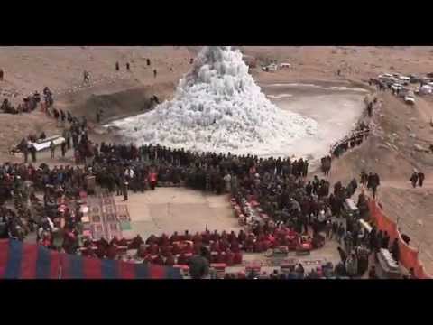 Video: The First Artificial Glacier Appeared In India - Alternative View