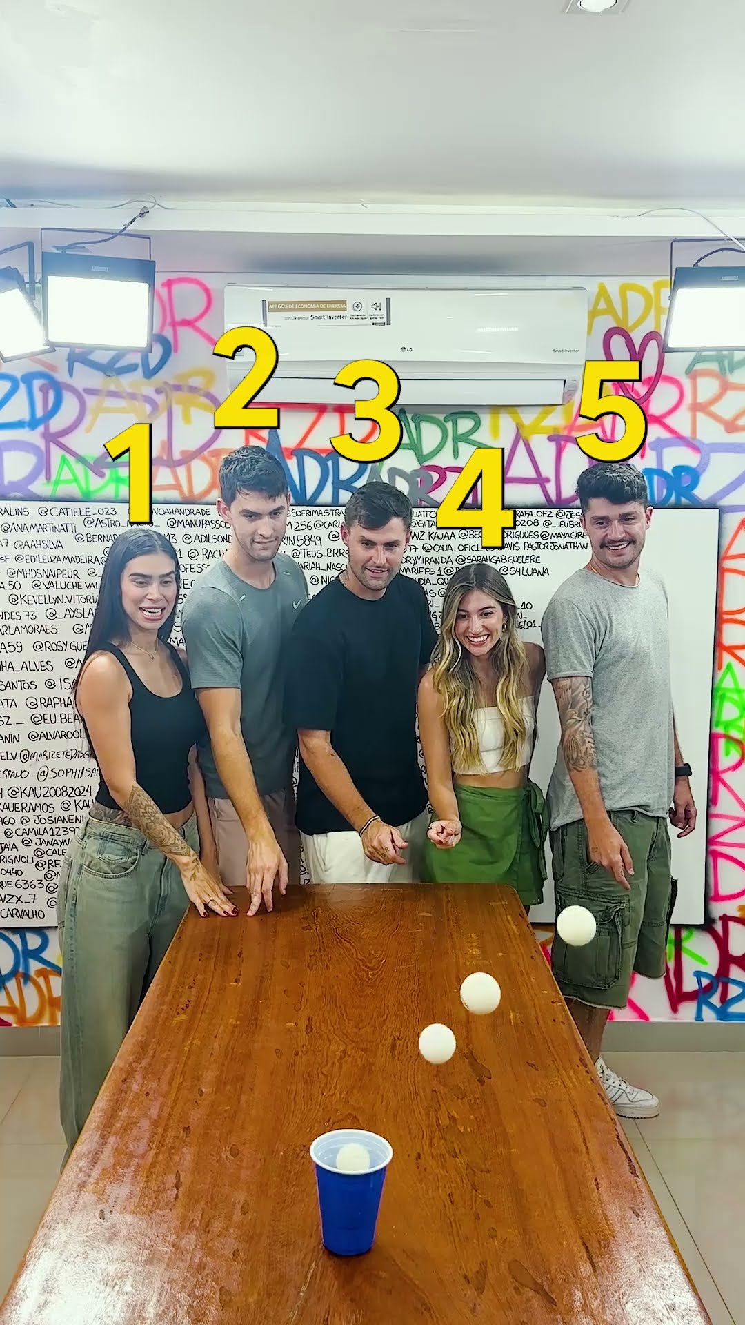 1 2 3 4 ou 5