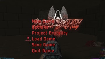 Doom 2 Maps of Chaos Overkill MAP 05 - The Waste Tunnels Project Brutality Part 1