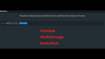 Cyber Security | Ethical Hacking | Pentesting Lab | Vulnhub |  Walkthrough | Beelzebub