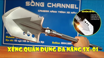 Xẻng Quân Dụng Đa Năng SX-01 | Phụ kiện sinh tồn, đi phượt, cứu hộ, đi rừng đáng mua