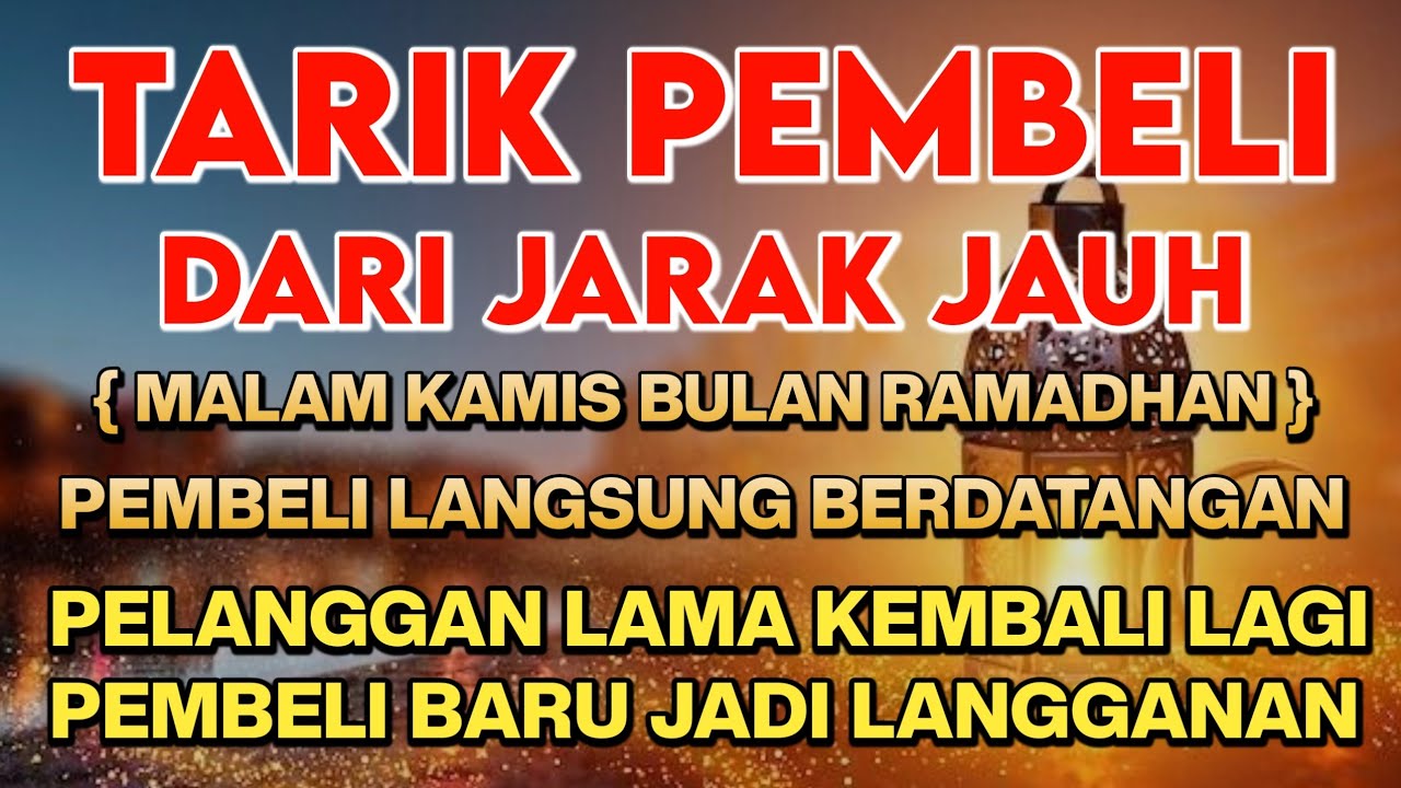 BISMILLAH KUNFAYAKUN 🤲🤲 SESEPI APAPUN USAHA,BISA DILARISKAN DENGAN AYAT INI | SEMOGA MENDAPAT BERKAH