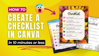 How to Create a Checklist in Canva in 10 Minutes: Quick & Easy Lead Magnet to Build Your Email List