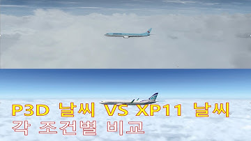 P3D Weather VS XP11 Weather
