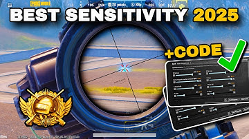 Pubg mobile sensitivity settings 2025🔥Best Sensitivity +Code✅Copy and Use!