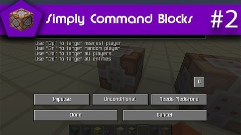 Simply Command Blocks | Episode #2