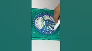 Relaxing ASMR Spirograph Motion | Hypnotic Perfection #art #asmr #spirograph #shorts #2025 #usa