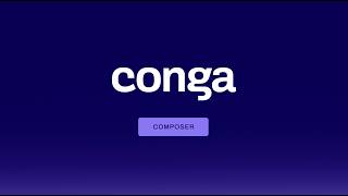 Product Demo: Conga Composer