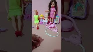 #asmr #satisfying pink doctor set beauty set barbie doll #asmr #shortvedios #asmr