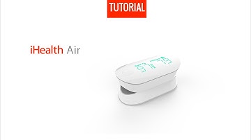 How to unpack and first use the pulse oxymeter iHealth Air