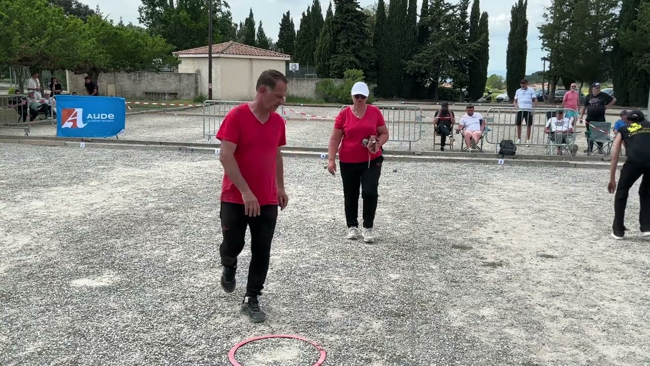 Miniature : Aude Département Doublettes Mixte Avril 2026 Demi Final Carcassonne vs Trebes