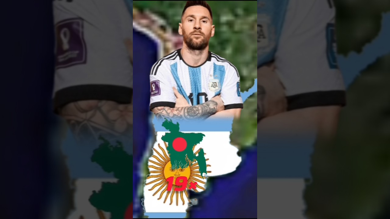 How Big Is Argentina? 😲 Bangladesh Fits 19 Times! | 