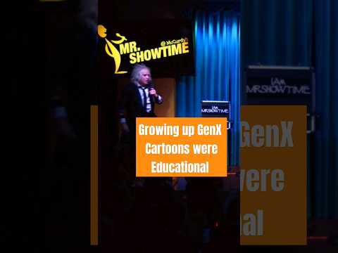 Growing up GenX cartoons were educational #shorts #standup #standupcomedy #genx #80s #comedian #FYP