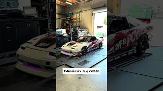 Nissan 240sx Drift Car on the Dyno #nissan #driftcar #240sx