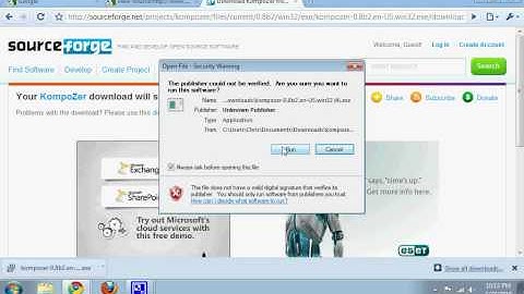 Making a Website with KompoZer 1: Intro and Download