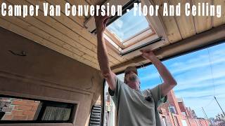 Camper Van Conversion - Floor And Ceiling
