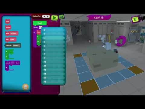 Rabbids Coding nivel 18
