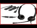 Crystal Clear Call Center Headset with Noise Cancelling Mic and Superior Comfort