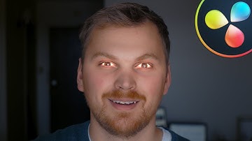 How to Make GLOWING EYES Effect EASY DaVinci Resolve 16 Tutorial