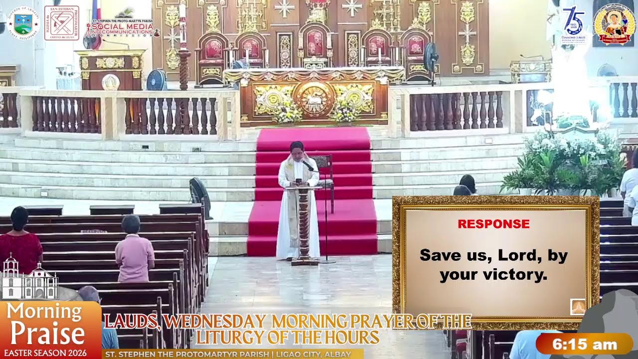 Lauds, Wednesday Morning Prayer of the Liturgy of the Hours