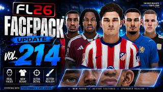 Facepack Update Vol. 214 for Football Life 2026 & PES 2021 | New Real Faces 2026 Download Facepack Update Vol. 214 for Football Life 2026 & PES 2021 | New Real Faces 2026 Download
