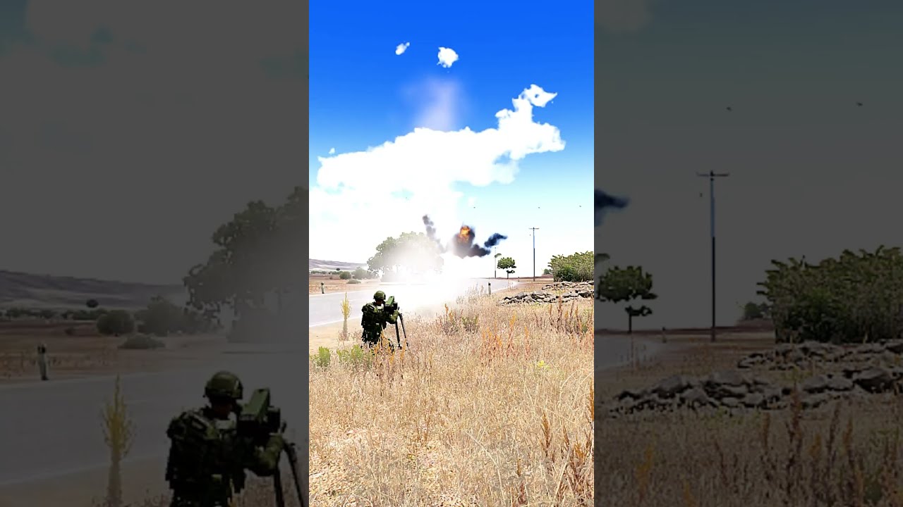 2 Minutes Ago The Destruction Of A T 14 Armata Tank By An American Missile ARMA 3