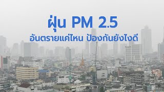 ฝุ่น PM 2.5 คืออะไร วิธีป้องกันฝุ่น PM 2.5 l POBPAD