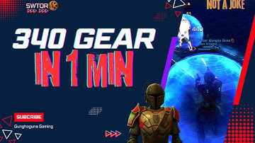 SWTOR 2025: Get 340 Gear Score in UNDER 1 Minute - Fast Trick!