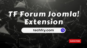 Joomla! Discussion and Support System using TF Forum Extension