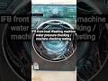 IFB front load Washing machine water pressure checking / machine checking testing #ifb #india #ifb