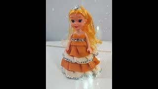 DIY Making Play Doh Dresses for Disney Princess Dolls shorts 29