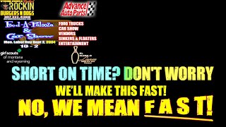 It's Coming Super Fast! Food A Palooza And Car Show Casper WY