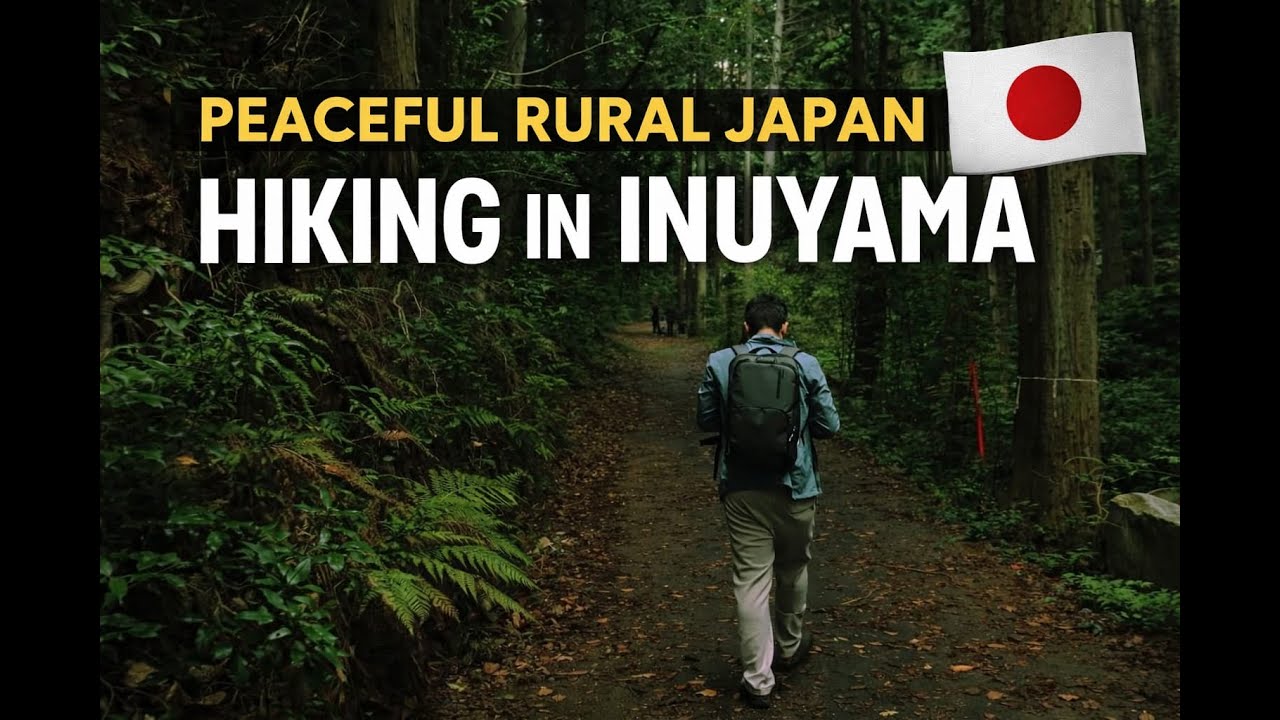 Hiking in Inuyama Countryside, Japan 🇯🇵 | Peaceful Rural Japan Walking Tour.