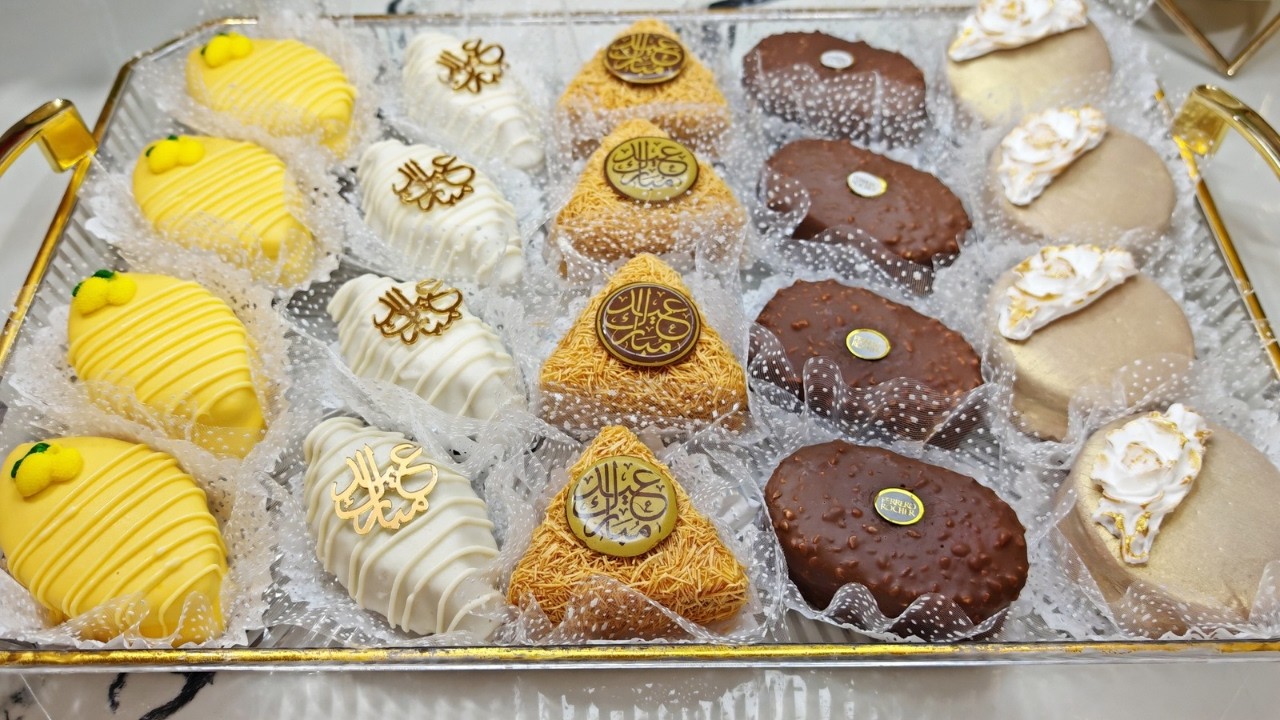 حلويات العيد 2026💥ديريهم ضربة وحدة وهني راسك😍غير ب 500غ مارغرين بعجينة واحدة فقط تقدري تنوعي وتشكلي