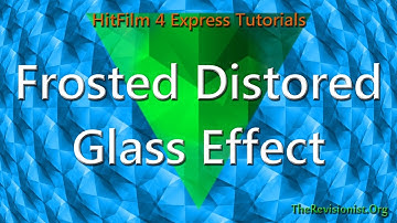 Frosted or Distorted Glass Effect with Chromenator in Hitfilm 4 Express