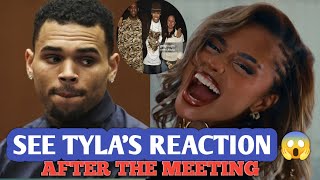Tyla meeting Chris Brown's parents for the first time see her reaction😱