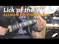 Allman Brothers Style Slide Guitar Lesson - Blues Rock Licks